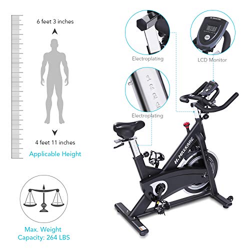 maxkare magnetic exercise bike