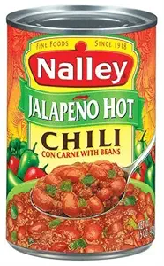 Nalley Original & Jalapeno Hot Chili Con Carne with Beans, 14-ounce Cans (Pack of 12)