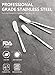 Sweese 3704 Butter Spreader Knife, Sandwich Cream Cheese Condiment Knife Spreader Set - 304 Stainless Steel Dishwasher Safe, 6.5 Inch - Set of 4