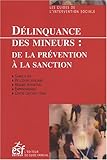 Image de DÃ©linquance des mineurs (French Edition)