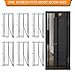 Magnetic Screen Door with Heavy Duty Mesh Curtain and 26 Magnets from Top to Bottom Frame Hook & Loop Fits Doors Up to 39