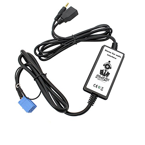 EVAPLUS Car Radio MP3 WMA USB Music Adapter Auxiliary Audio Interface for Volkswagen 8Pin Beetle Jetta Bora Polo Golf Passat Sharan Skoda Fabia Seat Vario