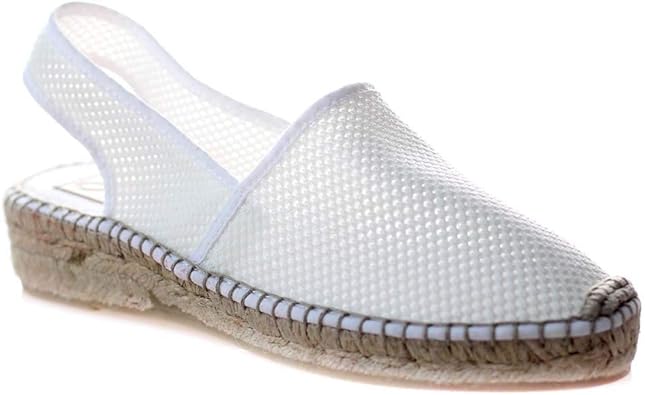 Gaimo Elastic Canvas Espadrilles White Size 3 UK Amazon