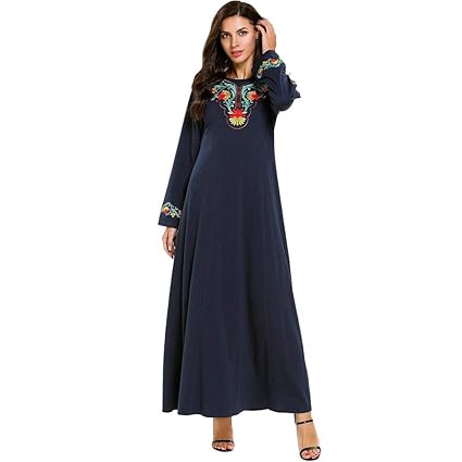 modest maxi dresses with sleeves