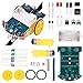 Icstation Smart Tracking Robot Car DIY Electronics Soldering Kit with Reduction Motor