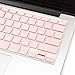 GMYLE Comfortable Touch Ultra Thin Soft Protector Keyboard Cover Compatible for MacBook Air 13 inch (A1369/A1466), OLD Version Pro 13 inch (A1278/A1425/A1502), OLD Pro 15 inch (A1398) - Rose Quartz
