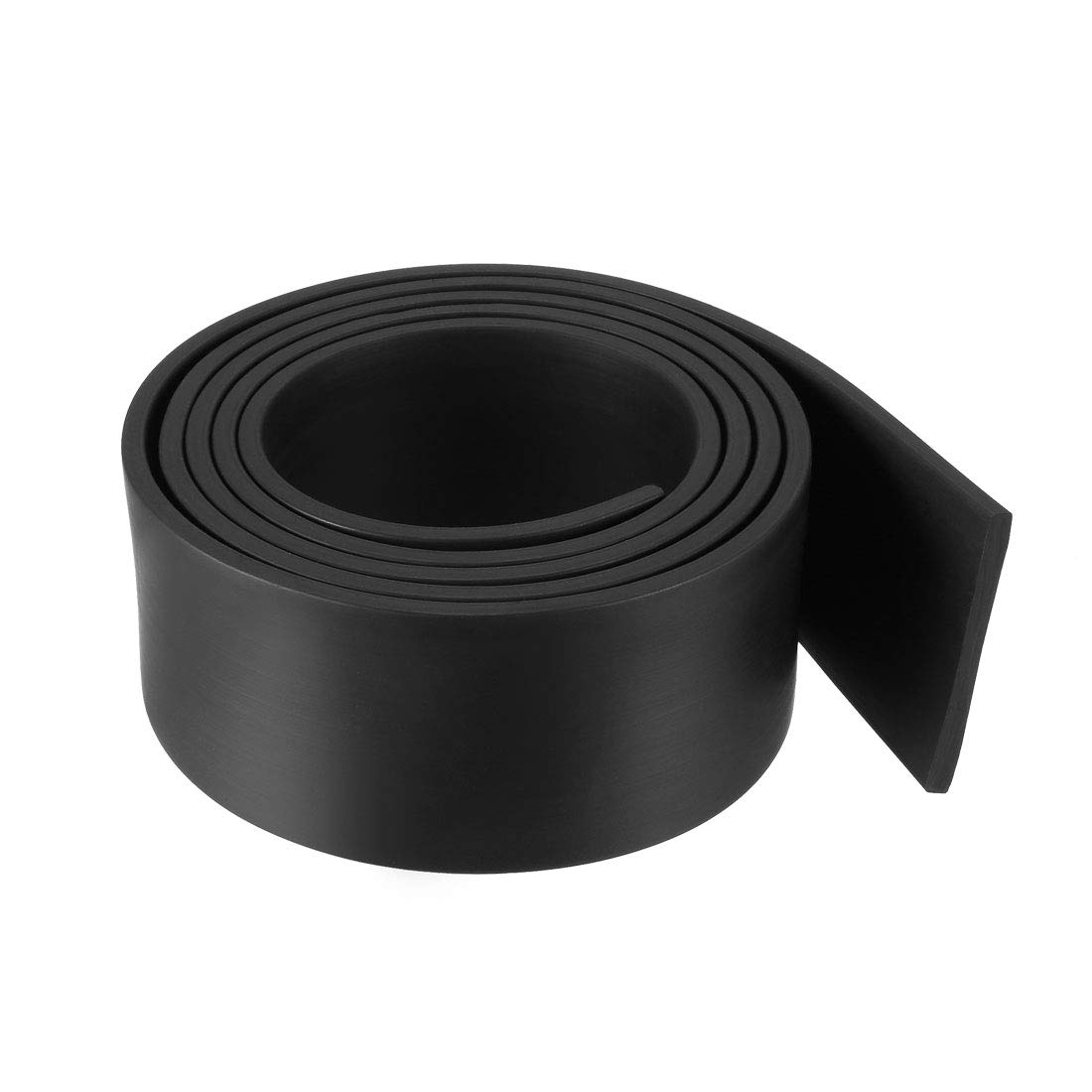 sourcing map Solid Rectangle Rubber Seal Strip 35mm Wide 3mm Thick, 1 Meter Long Black
