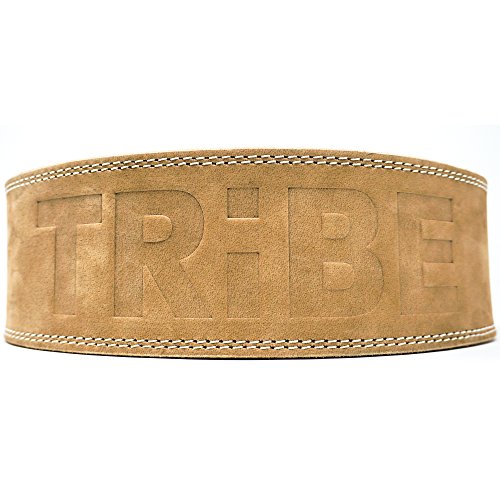 Tribe Lifting Leather Weight Lifting Belt | 4" Wide by 10mm Thick | Single Prong | For Men and Women - Thumbnail 7
