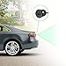 Pyle PLCM12 Rearview Backup Parking Assist Camera (Waterproof Night Vision Cam, Distance Scale Line Display, Flush Mount)