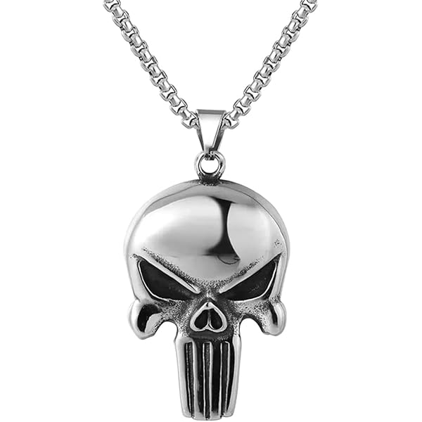 パニッシャー　ネックレストップ　MARVEL Amazon.com: Marvel Offically Licensed Jewelry for Women The