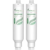 Filterlogic Garden Hose Water Filter, Compatible with Mist Cooling System, Improve Plants Health, Reduces Chlorine, Odor, Ideal for Gardening and Pets, Pack of 2