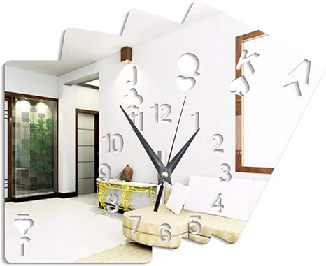 Amazon.com: 21-KING - Reloj de pared con 3 espejos para decoración de sala  de estar, diseño de póquer en casa: Home \u0026 Kitchen