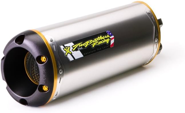 Two Brothers Racing (005-1460408V) Standard Series M-2 Titanium Canister Slip-On Exhaust System