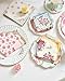 Pretty Pink Floral Paper Napkins Truly Scrumptious Afternoon Tea Party Decorations For Mother's Day Bridal Bachelorette Baby Shower or Birthday- Made By Talking Tables - Pack of 20