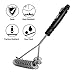Yangdx BBQ Grill Brush Safe and Bristle Free, Stiff Design Barbecue Grill Brush, Rust Proof Stainless Steel BBQ Grill Cleaner, Safe & Durable Grill Cleaning brush for Porcelain, Ceramic, Steel, Iron