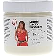 Clear 4 Oz - Liquid Latex Body Paint, Ammonia Free No Odor, Easy On and Off, Cosplay Makeup, Creates Professional Monster, Zo
