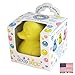 Celebriducks The Good Duck - BPA & PVC Free Rubber Duckie Baby Bath Toy Teether - Yellow
