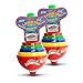 Geospace Super Sonic Laser Top Spinning Toy with Flashing Lights & Sounds (2-Pack)