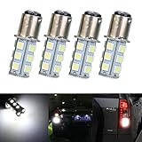 HOT SYSTEMâ€ž 12V 1157(BAY15d) 1016 1034 1076 18-LED Super Bright Light For Car Tail Light Backup Light White 4-pack