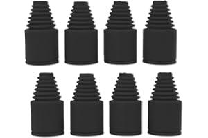 ADORLY 8pcs Axle Boot Set for 1/5 X-Maxx Hpi Baja Rovan King Motor 5B 5T 5Sc Redcat Rampage Mt v3 Rc Cars Red Black