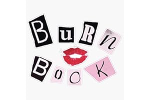 STICKERU Burn Book Bumper Sticker Vinyl Decal 5 inches
