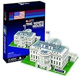 Daron White House 3D Puzzle (64pc)