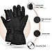 LUWATT Heated Gloves, Battery Powered 3 Temperature Settings Electric Heat Gloves for Men Women for Sports Outdoors Climb Hiking Skiing and Winter Handwarmer