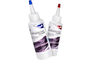 FGCI Forge Bond Knife Handle Epoxy Resin Adhesive - 8 Ounce Kit - from Superclear® Perfect for Full or Hidden Tang Applications, Flexible & Rigid Epoxy Glue, High Impact & Fracture Resistant Knife Epoxy