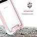 Zizo Ion Series Compatible with Samsung Galaxy S10 Plus Triple Layered Hybrid Case Military Grade Drop Tested Rose Gold Clear