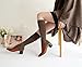 MrSr 2 6 Pairs Women Girls Dots Wool Knee High Turn Up Rib Colorful Winter Socks