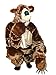 Brown-bear halloween costume-s, for adult-s, unisex, women-s, men-s, couple-s, grizzly fancy dress-up, beast, wild- animal outfit-s, F67 Size: XL