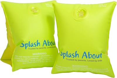 Splash About Arm Bands Yellow 6-12 Years Learn To Swim Aid CE EN13138-1