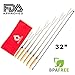 TOP #1 Luxury Extendable Marshmallow Roasting Sticks, For BBQ, Camping, Bonfire & Campfire Cooking, Telescoping Hotdog Forks, 6 Set, Long Rotating, Barbecue Skewers, Smores Sticks best for Kids