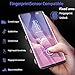 [2 Pack] Galaxy S10 Plus Screen Protector,Updated Version-Zone Support Fingerprint Unlock [No Bubbles][Case Friendly] Tempered Glass Screen Protector Compatible with Samsung Galaxy S10 Plus(Clear)