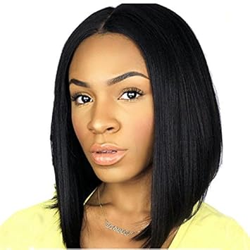 Dreambeauty Rihanna Style Short Bob Wigs Virgin Peruvian Hair Silk