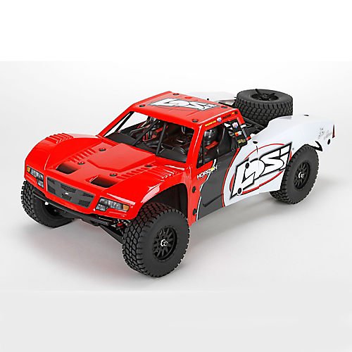 Team Losi Baja Rey: 1/10-Scale AVC RTR 4WD Trophy Truck(Red)