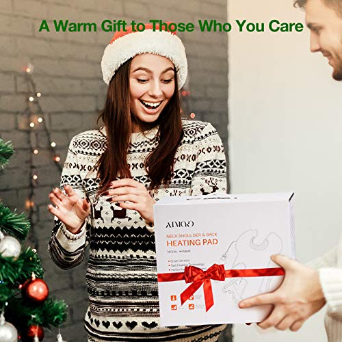 XXX-Large Heating Pads for Back Pain 24"x40" ATMOKO Electric Heat Pad for Shoulder Back Soothing Muscle Pain and Tension Relief Therapy, Auto-Off, Fast Heating, Washable - Thumbnail 7