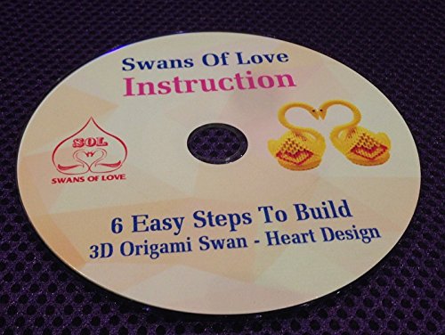 Amazoncom Diy 3d Origami Swans Kit With Heart Design