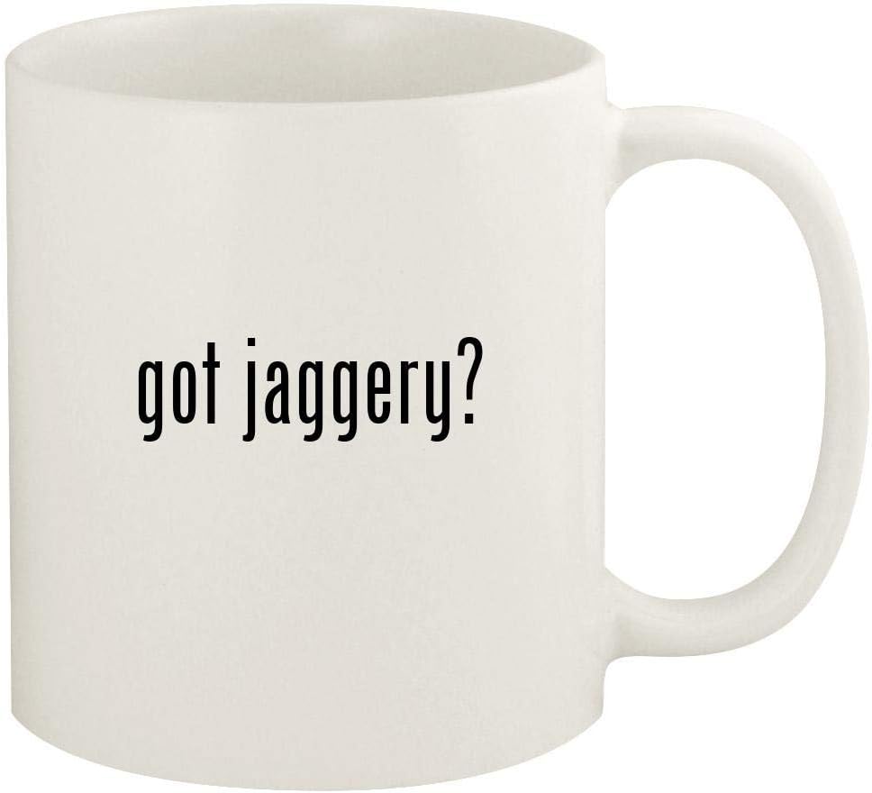 got jaggery? - 11oz Ceramic White Coffee Mug Cup, White