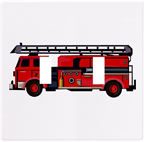 Fire Truck Wallplate Decorative Switch Plate Cover (2 Gang - Double.