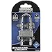 BRINKS - 40mm Laminated Steel Keyed and Warded Padlock with Adjustable Shackle - Chrome Plated with Hardened Steel Shackle