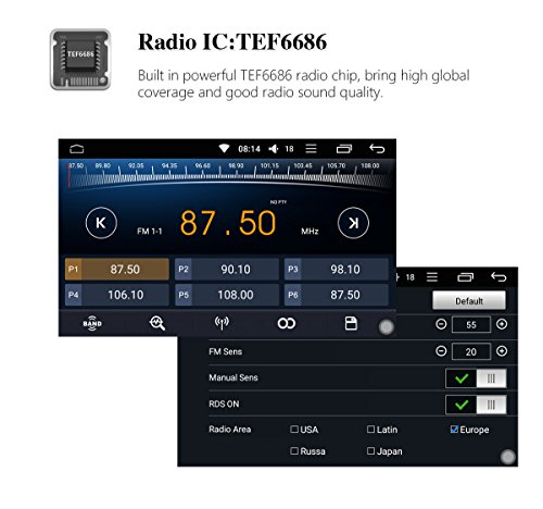 JOYING Car Stereo 4GB + 32GB Octa Core 8 inch Double Din with Zlink & Android Auto Video Out Fast Boot DVR RCA Backup Camera - Thumbnail 4