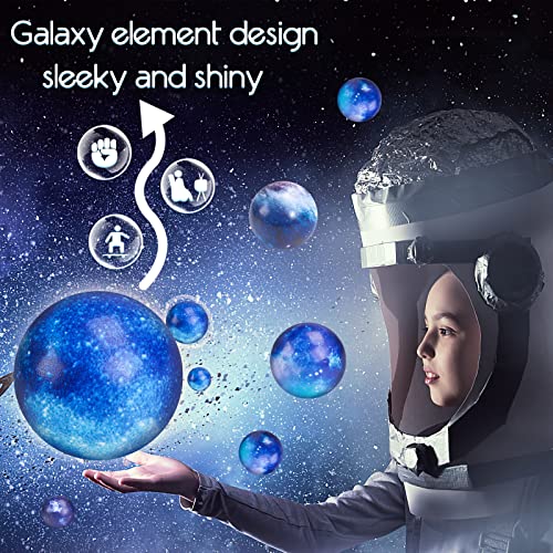 AMOR PRESENT 12PCS Galaxy Stress Balls, Foam Stress Balls 2 inch Space Theme Stress Balls for Stress Relief Outer Space Astronaut Party Class Reward