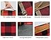 Picnic Blanket - Waterproof Extra Large 87'' X 67'' Portable Picnic Mat, Sandproof Beach Mat, Outdoor Rug for Camping, Red Checkered