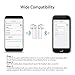 Wireless Earbuds,Cshidworld Bluetooth Headphones Mini In-Ear Headsets Sports Earphone with Noise Cancelling Built-in Mic and Charging Case for iPhone Samsung and Most Smartphones,White