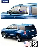 Made In USA! TYGER 2015-2016 Chevy/GMC Tahoe/Yukon 8PC Stainless Steel Chrome Pillar Post Trim