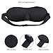 Botanica 3D Eye Mask Shades for Deep Sleep : Black Eye Covers For Sleeping: Blinders Shield Night Light Train and Air plane Travel : Puffy Eyes Dark Circles Slip Dry Under Eye Contoured For Women, Men