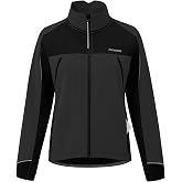 NyxionQ Men's Winter Cycling Jacket Windproof Thermal Softshell Pockets | Fleece Lining;4 Utility Pockets;Zippered Chest Vents;12 Reflective Elements;Drop-Tail Hem;For Winter Cycling and Running
