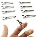 TKOnline 120pcs 1-3/4 Inch(45 mm) Silver Alligator Hair Clip Flat Top with Teeth Single Prong Metal Clips Hairbow Accessory for Arts Crafts Projects, Hair Care Hair Clips,Alligator hair Clips,clips