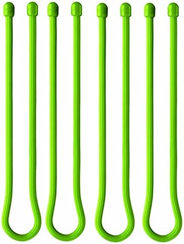 EliteTechGear Twist Ties For Organizing Your Gear 4-Pack 12 Inch (Green)